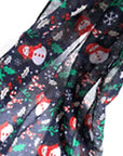 Womens Ladies Christmas Festive Scarf Santa Claus Snowman Print Winter Gifts UK - Toi ‘n’ Moi Ltd