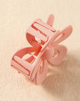 Camel Sweet Hollowed Flower Shape Claw Clip - Toi ‘n’ Moi Ltd