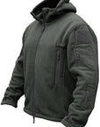 Men Casual Coat Tactical Recon Fleece Jacket Full Zip Army Hoodie Combat Hoody - Toi ‘n’ Moi Ltd