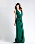 Plunge Green Gown