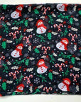 Womens Ladies Christmas Festive Scarf Santa Claus Snowman Print Winter Gifts UK - Toi ‘n’ Moi Ltd