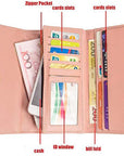 Ladies Leather Wallet Long Purse Phone Card Holder Case Clutch Large Capacity UK - Toi ‘n’ Moi Ltd