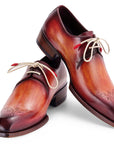 Paul Parkman Goodyear Welted Derby Shoes Reddish Brown (ID