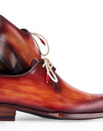 Paul Parkman Goodyear Welted Derby Shoes Reddish Brown (ID