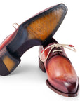 Paul Parkman Goodyear Welted Derby Shoes Reddish Brown (ID