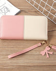Women Zipper Leather Long Wallet Large Capacity Card Holder Tassel Clutch Purse - Toi ‘n’ Moi Ltd