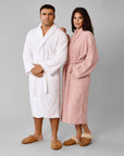 Brentfords Luxury 100% Cotton Bath Robe Terry Towel Soft Dressing Gown Unisex - Toi ‘n’ Moi Ltd