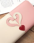 Women Zipper Leather Long Wallet Large Capacity Card Holder Tassel Clutch Purse - Toi ‘n’ Moi Ltd