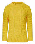 Women Long Sleeve Chunky Cable Knitted Crew Neck Winter Sweater Jumper Top - Toi ‘n’ Moi Ltd