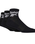Reebok Unisex Core Ankle Socks, 6 Pack - Toi ‘n’ Moi Ltd