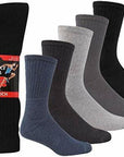 10/20 Pairs Mens Cotton Rich Cushion Sole Sport Socks Shoe Size 6-11 Black White - Toi ‘n’ Moi Ltd