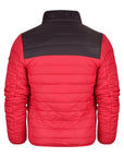 Mens Crosshatch Padded Jacket Inner and Zip Side Pockets Staywarm Contrast Coat - Toi ‘n’ Moi Ltd