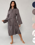 Brentfords Luxury 100% Cotton Bath Robe Terry Towel Soft Dressing Gown Unisex - Toi ‘n’ Moi Ltd