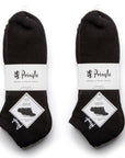 Pringle Men'S 2 X 3 Pack Cushioned Trainer Socks in Black, Size 7-11 - Toi ‘n’ Moi Ltd