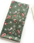 Womens Ladies Christmas Festive Scarf Santa Claus Snowman Print Winter Gifts UK - Toi ‘n’ Moi Ltd