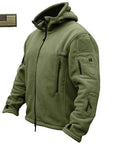 Men Casual Coat Tactical Recon Fleece Jacket Full Zip Army Hoodie Combat Hoody - Toi ‘n’ Moi Ltd