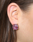 Ae0333-Glitter Epoxy Stud Earrings - Toi ‘n’ Moi Ltd