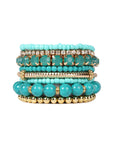 Multicolor Bead Bracelet Set