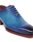 Paul Parkman Goodyear Welted Wholecut Oxfords Blue & Turquoise (ID