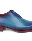Paul Parkman Goodyear Welted Wholecut Oxfords Blue & Turquoise (ID