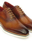 Paul Parkman Smart Casual Men's Brown Oxfords (ID