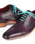 Paul Parkman Handsewn Captoe Oxfords Purple (ID