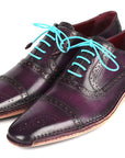 Paul Parkman Handsewn Captoe Oxfords Purple (ID