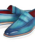 Paul Parkman Men's Smart Casual Loafers Blue (ID