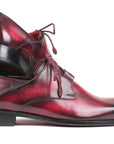 Paul Parkman Ghillie Lacing Bordeaux Dress Shoes (ID