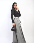 High Waist Belted Wide Leg Trouser - Toi ‘n’ Moi Ltd