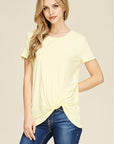 Short Sleeve Knot Tunic