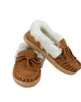 Nordvek Childrens Suede Moccasin Slippers - Rubber Sole - 435-100 - Toi ‘n’ Moi Ltd