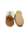 Nordvek Childrens Suede Moccasin Slippers - Rubber Sole - 435-100 - Toi ‘n’ Moi Ltd