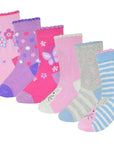 Baby Girls 6 Pack Butterfly / Animal Design Socks - Toi ‘n’ Moi Ltd
