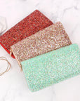 Hdg1883 - Glitter Zipper Wallet