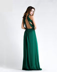 Plunge Green Gown
