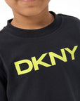 DKNY Kids Pyjama 2 Piece Set in Black - Toi ‘n’ Moi Ltd