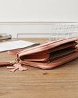 Women Zipper Leather Long Wallet Large Capacity Card Holder Tassel Clutch Purse - Toi ‘n’ Moi Ltd