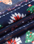 Womens Ladies Christmas Festive Scarf Santa Claus Snowman Print Winter Gifts UK - Toi ‘n’ Moi Ltd