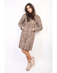 Quilted Winter Jacket with Belt - Toi ‘n’ Moi Ltd