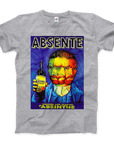 Absente, Vintage Absinthe Liquor Advertisement With Van Gogh T-Shirt - Toi ‘n’ Moi Ltd