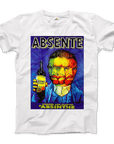 Absente, Vintage Absinthe Liquor Advertisement With Van Gogh T-Shirt - Toi ‘n’ Moi Ltd