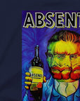Absente, Vintage Absinthe Liquor Advertisement With Van Gogh T-Shirt - Toi ‘n’ Moi Ltd