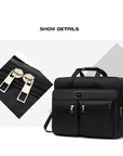 Men Shoulder Messenger Bag Waterproof Travel Business Work Laptop Bag Briefcase - Toi ‘n’ Moi Ltd