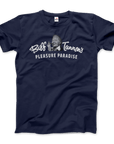 Biff Tannen's Pleasure Paradise Dusted Logo - Back to the Future T-Shirt - Toi ‘n’ Moi Ltd