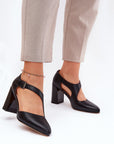 Block heel pumps model 211614 Step in style