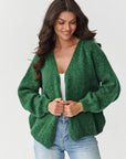 Cardigan model 217367 Makadamia