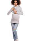 Maternity sweatshirt model 84459 PeeKaBoo