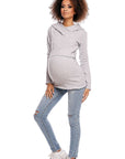 Maternity sweatshirt model 84459 PeeKaBoo