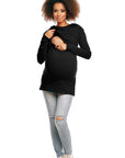 Maternity sweatshirt model 84463 PeeKaBoo
